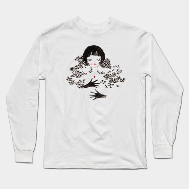 Pray Long Sleeve T-Shirt by MinranZhang